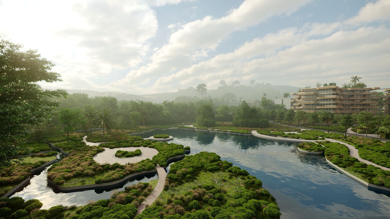 Элитные апартаменты в комплексе Lakelands Lakeview